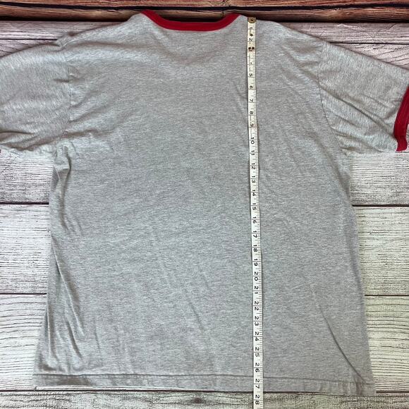 Vintage Nike Silver Tag Big Logo Ringer Style T-shirt - Picture 6 of 7
